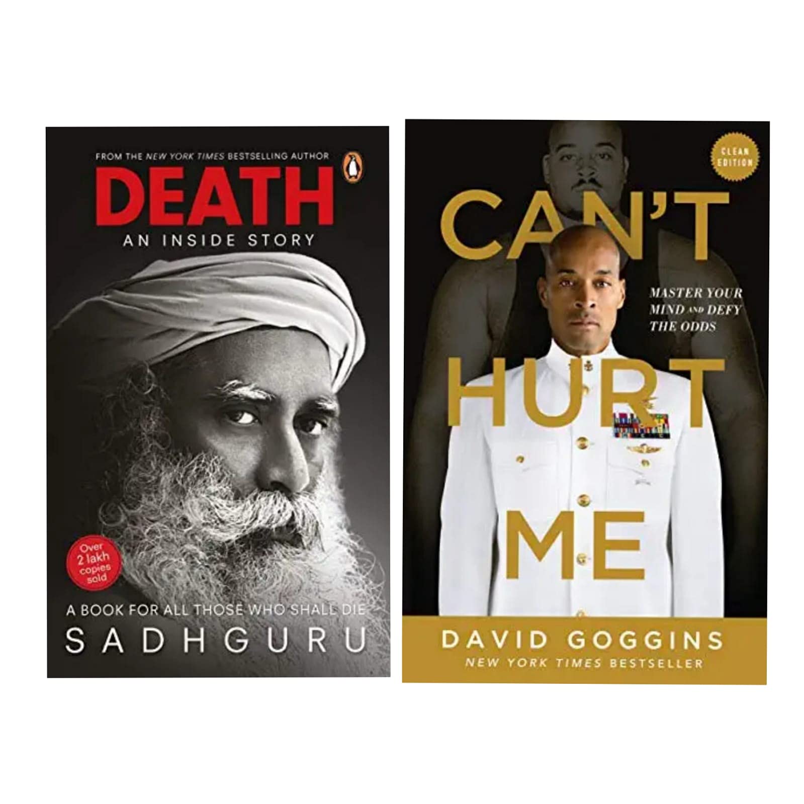 Combo Of  Death & Can’t Hurt Me ( Pack Of 2 )