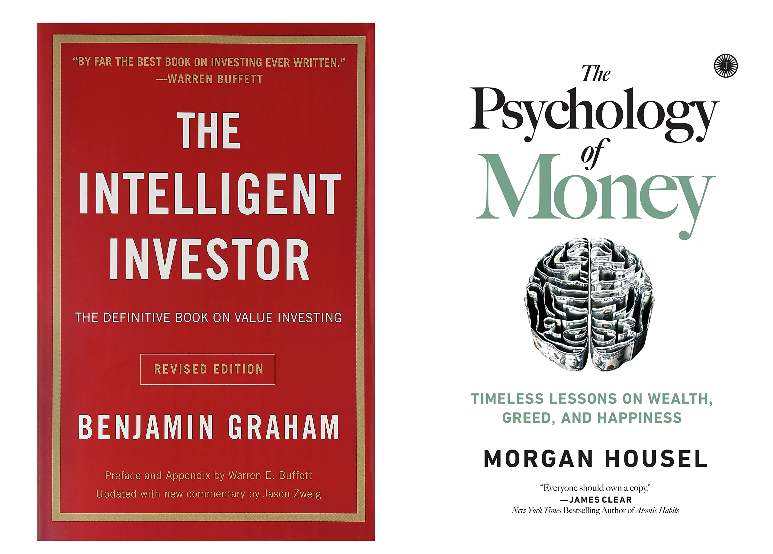 The Intelligent Investor &   Psychology of money  Pack Of 2